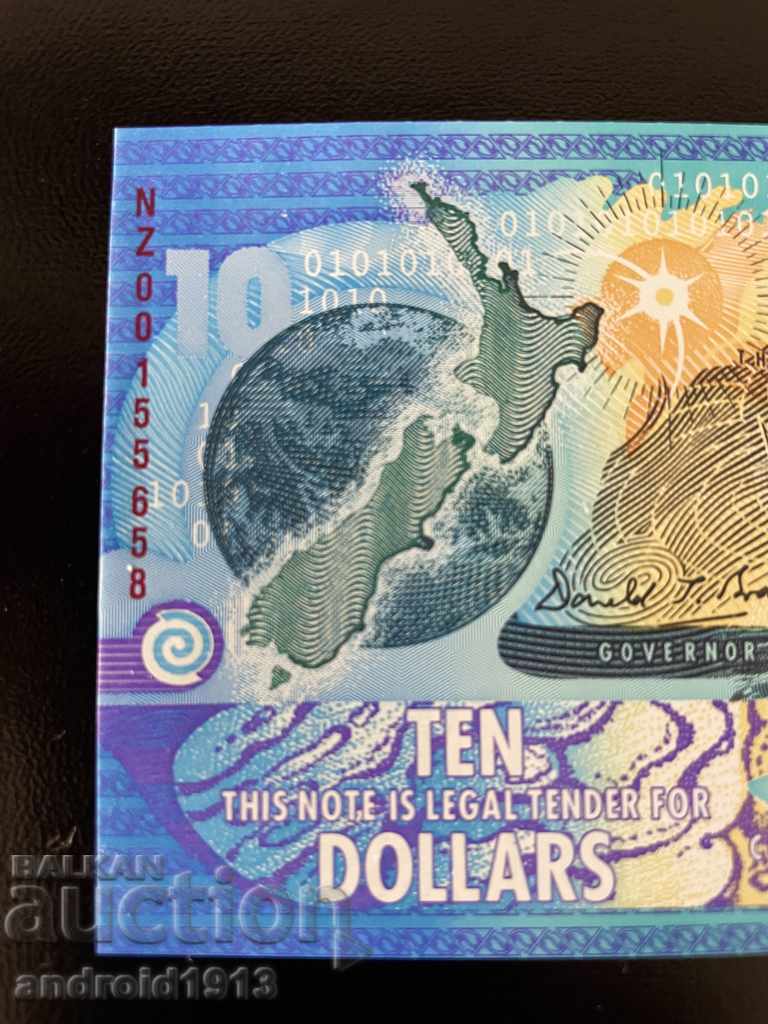 Auction NEW ZEALAND - 10 DOLLARS 2000, P-190b, JUBILEE Auction NEW ZEALAND - 10 DOLLARS 2000, P-190b, JUBILEE