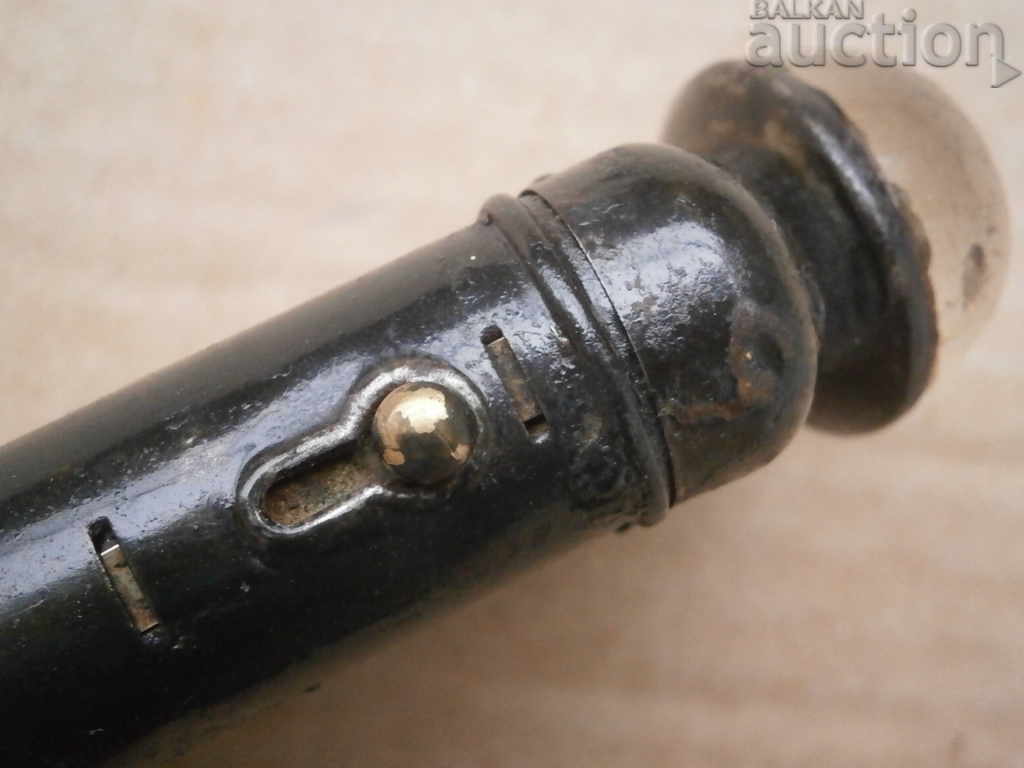 Old DAIMON flashlight with magnifying glass floodlight WERMACHT WW2 - 6 Old DAIMON flashlight with magnifying glass floodlight WERMACHT WW2 - 6