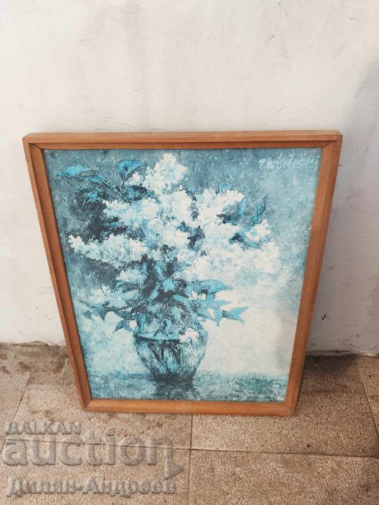 Picture in a wooden frame SOC / Made in Poland /