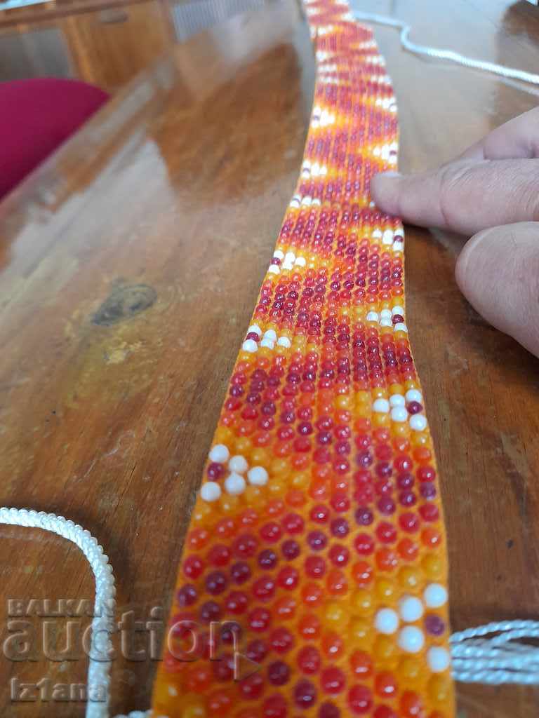 Παλιός, χαντρωτός ζωστήρας για παραδοσιακή φορεσιά - 5