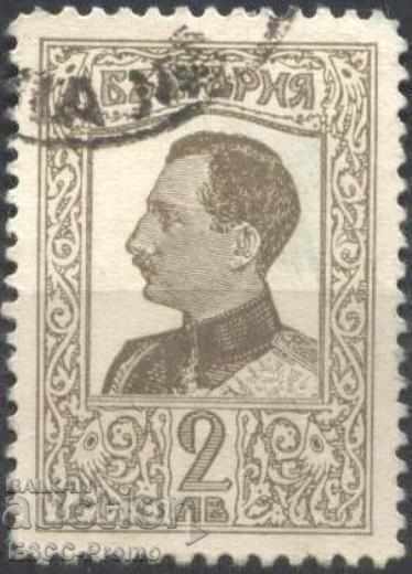 Клеймована марка Цар Борис III 2 лева  1926  от България