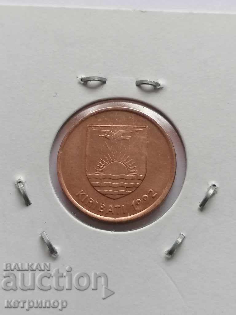 1 cent Kiribati 1992 with price 5.00 BGN | € 2.56 1 cent Kiribati 1992 with price 5.00 BGN | € 2.56