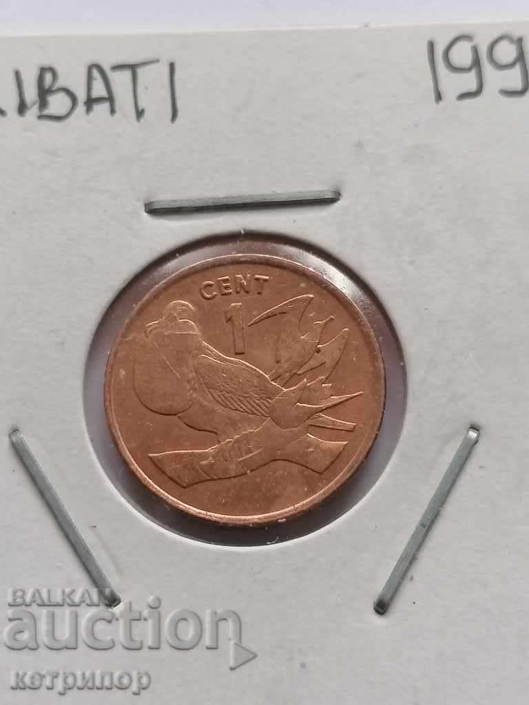 1 цент Кирибати 1992г