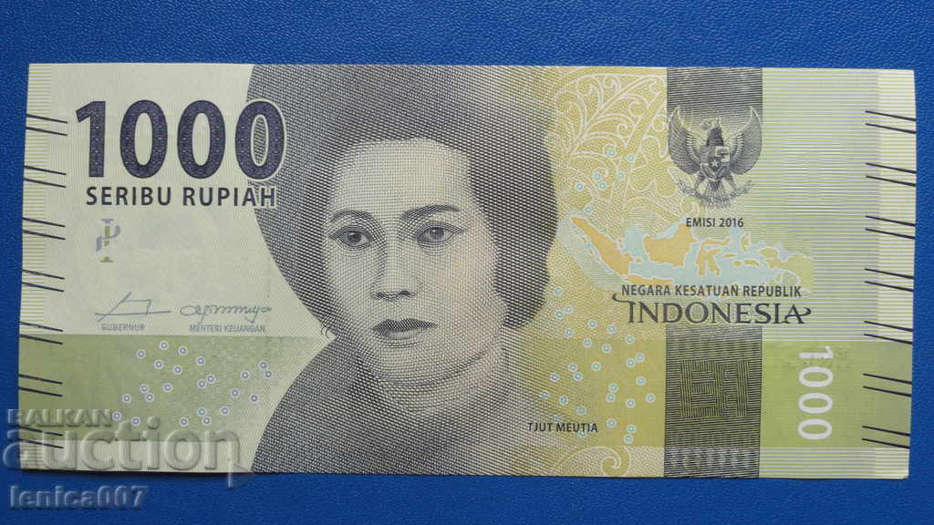 Индонезия 2016г. - 1000 рупий  UNC