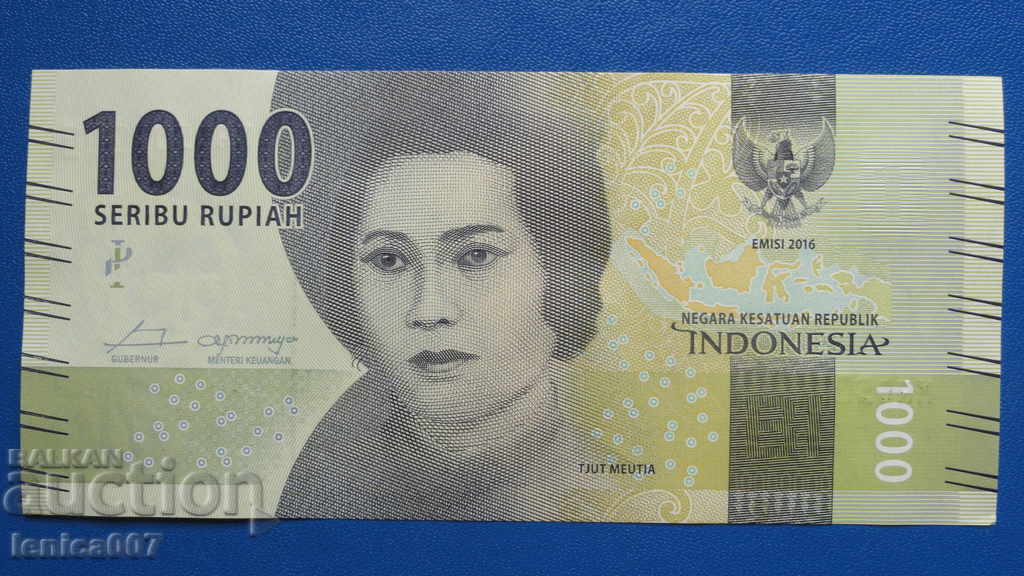 Indonezia 2016 - 1000 rupii UNC Indonezia 2016 - 1000 rupii UNC