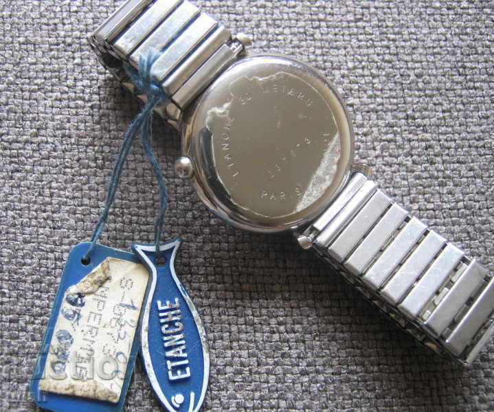Auction ETANCHE France art design quartz watch with excise stamp Auction ETANCHE France art design quartz watch with excise stamp