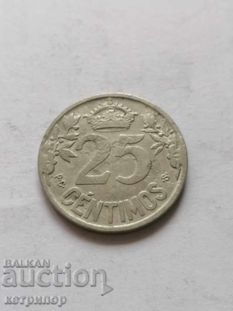25 центимос Испания 1925г.