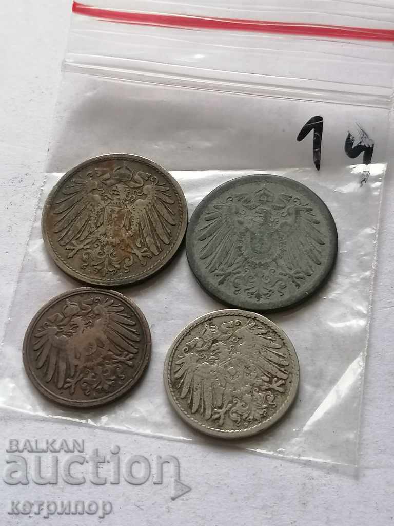 O mulțime de pfennigs Germania cu preț 12.00 BGN | € 6.14 O mulțime de pfennigs Germania cu preț 12.00 BGN | € 6.14