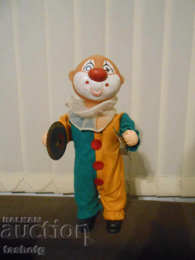 LOT of 2 pcs. CLOWNS OLD MECHANICAL TOY CLOWN CIRCUS OF THE USSR!