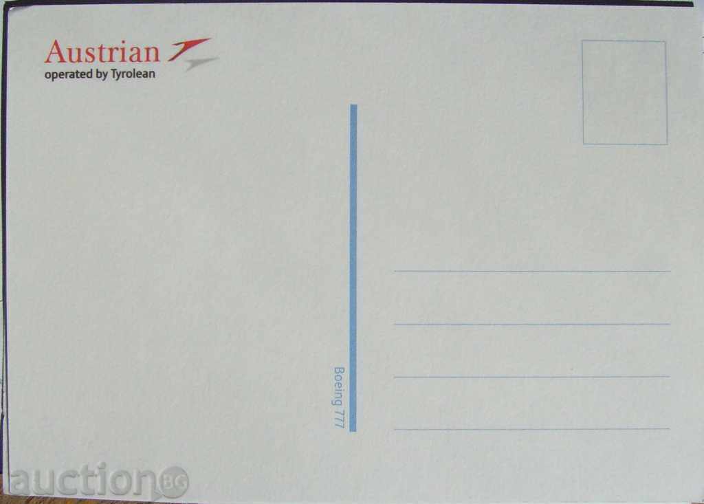 Austrian - Boeing 777 with price 3.00 BGN | € 1.53 Austrian - Boeing 777 with price 3.00 BGN | € 1.53