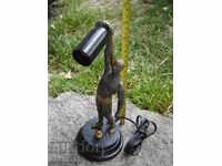 ΠΑΛΑΙΟ ΜΕΤΑΛΛΙΚΟ ΦΙΓΟΥΡΑ ΝΥΧΤΕΡΙΝΟ ΦΩΤΙΣΤΙΚΟ