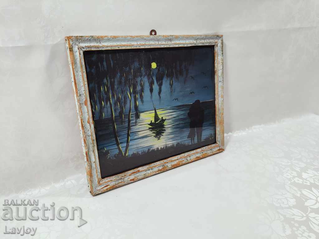 Old watercolor painting Romantic scene with price 50.00 BGN | € 25.56