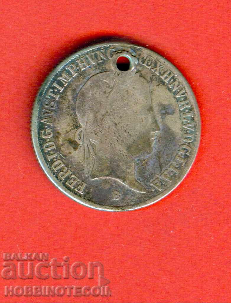 AUSTRIA HUNGARY 20 - issue - issue 1844 - B - SILVER - 2 with price 14.99 BGN | € 7.66 AUSTRIA HUNGARY 20 - issue - issue 1844 - B - SILVER - 2 with price 14.99 BGN | € 7.66