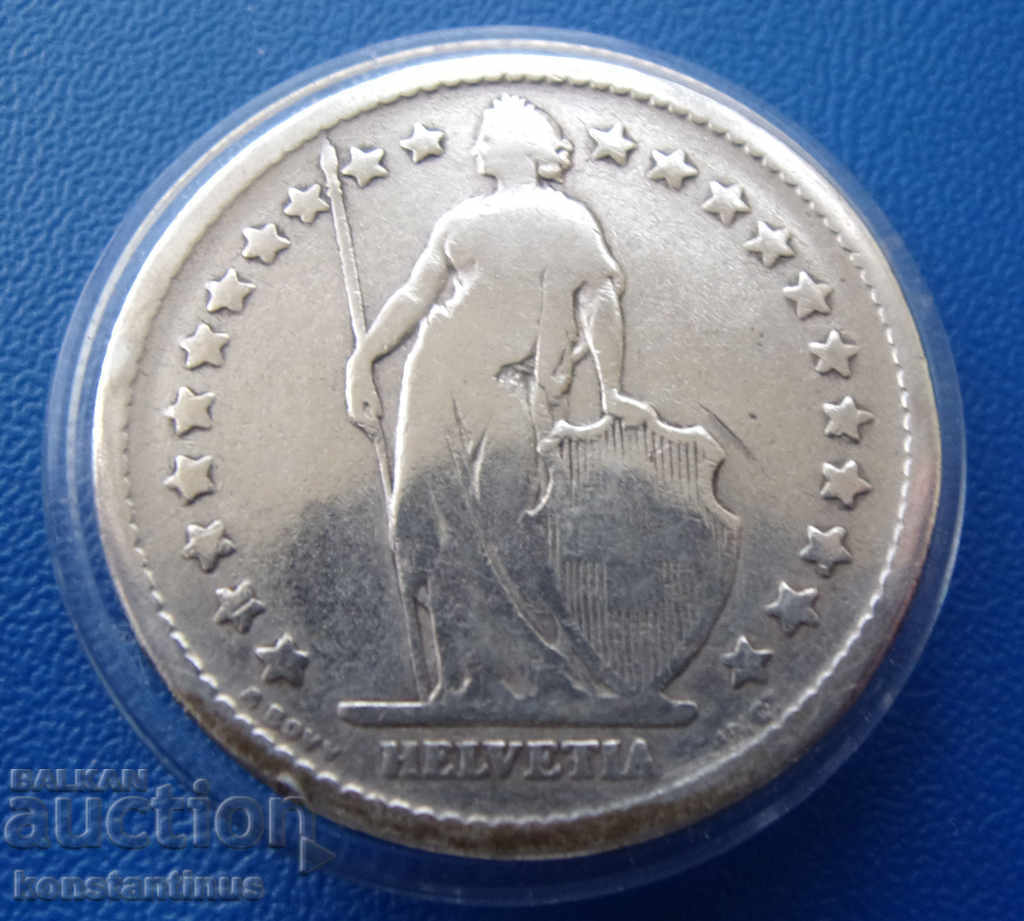 Switzerland 2 FrancA 1874 In Rare with price € 23.01 | 45.00 BGN