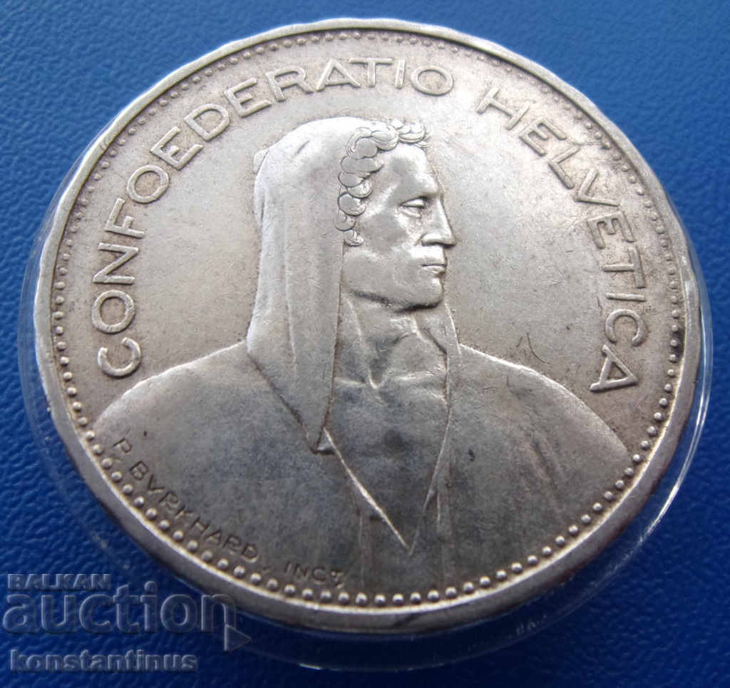 Switzerland 5 Francs 1933 In Rare with price € 15.34 | 30.00 BGN