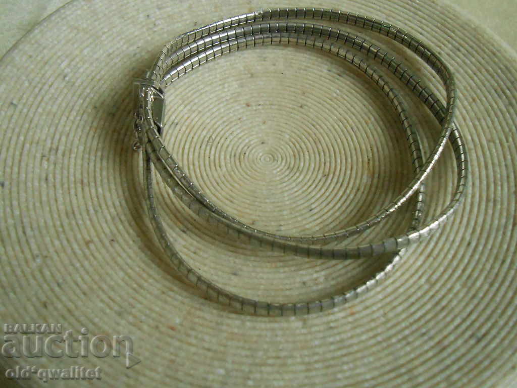 Auction Silver BRACELET, 3 - row, SILVER 835 Auction Silver BRACELET, 3 - row, SILVER 835