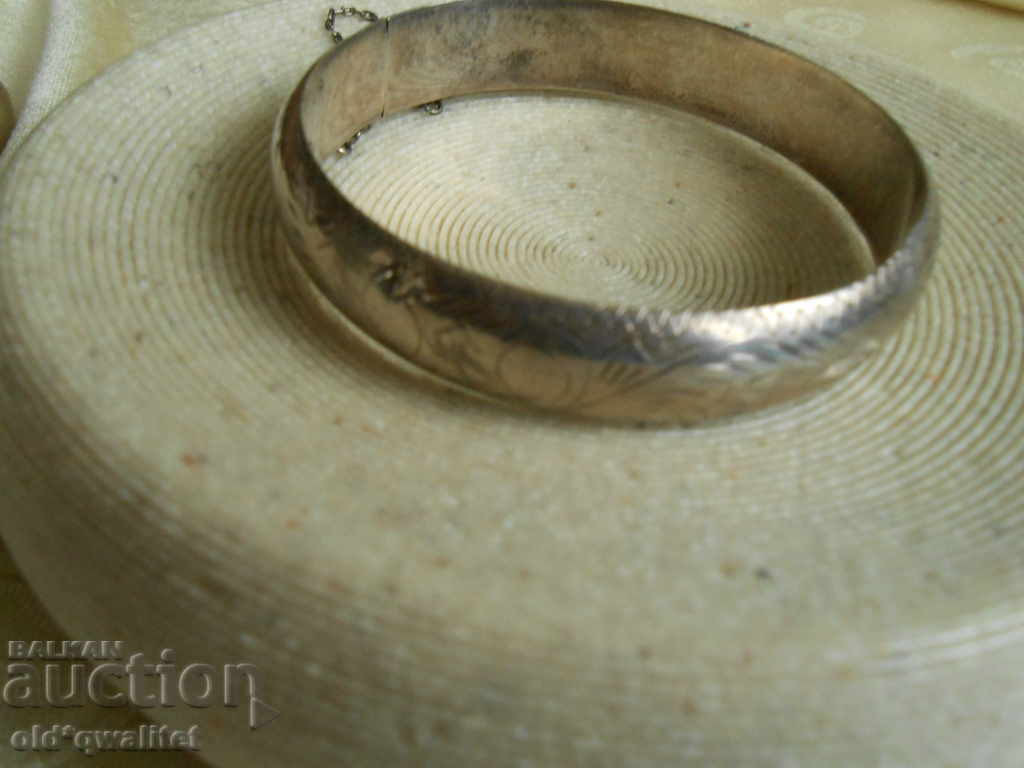 Auction Silver BRACELET with engravings, stamps - available Auction Silver BRACELET with engravings, stamps - available