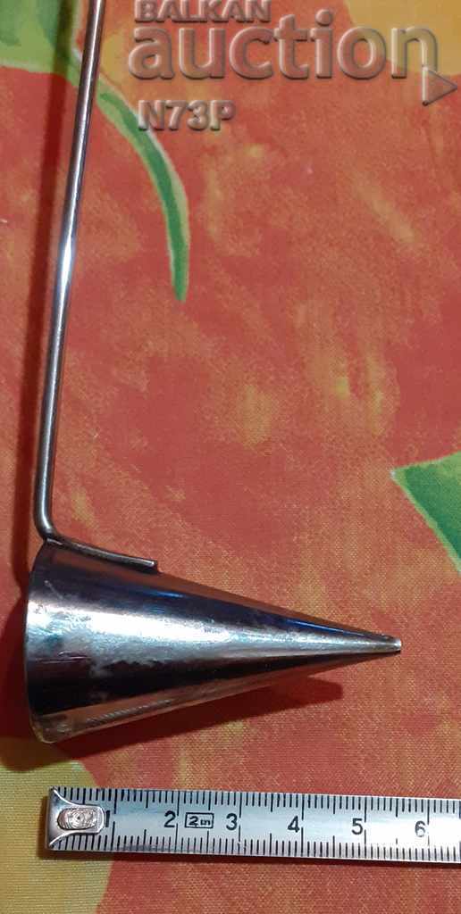 CANDLE EXTINGUISHER. ORNAMENTS.MADE IN SWEDEN. - 5 CANDLE EXTINGUISHER. ORNAMENTS.MADE IN SWEDEN. - 5