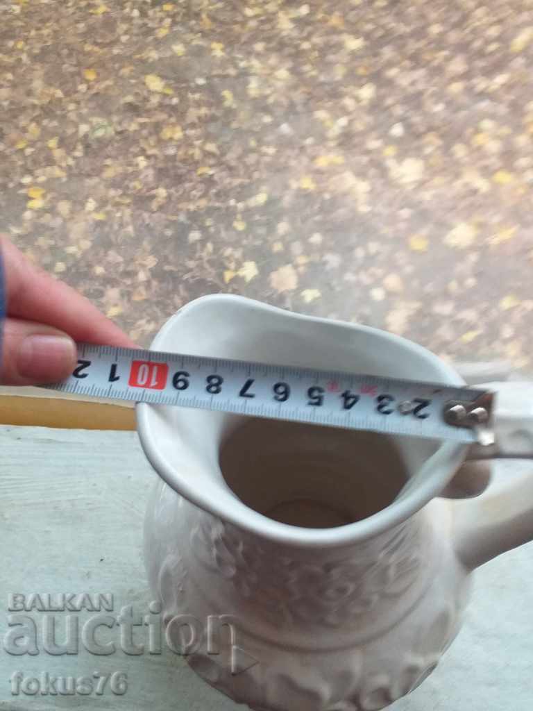 White jug German pottery collector - 5 White jug German pottery collector - 5