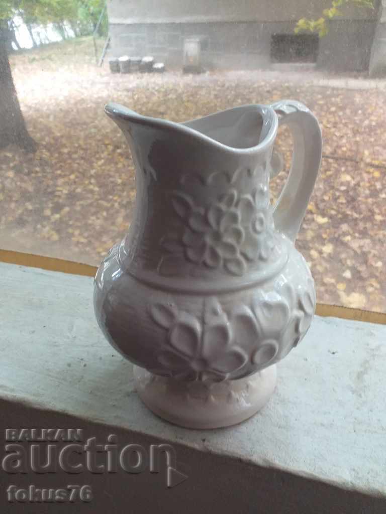 White jug German pottery collector - 6 White jug German pottery collector - 6