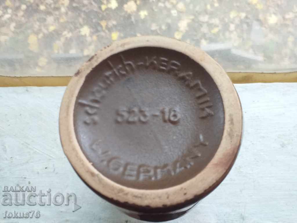 Vase German ceramics Lava Scheurich - 6 Vase German ceramics Lava Scheurich - 6