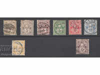 1882. Switzerland. Helvetia - Cross and shield. Fiber paper.