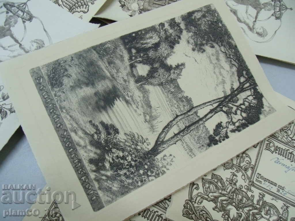 5 * 5702 eight old German telegrams 1929/1930 - 5 5 * 5702 eight old German telegrams 1929/1930 - 5