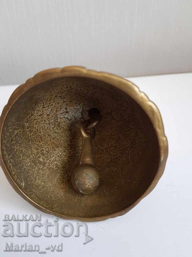 Old bronze bell for servants - female figure - 6 Old bronze bell for servants - female figure - 6