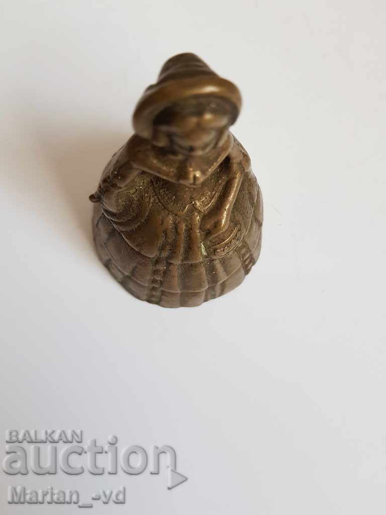 Стар бронзов звънец за прислуга - 7 Стар бронзов звънец за прислуга - 7