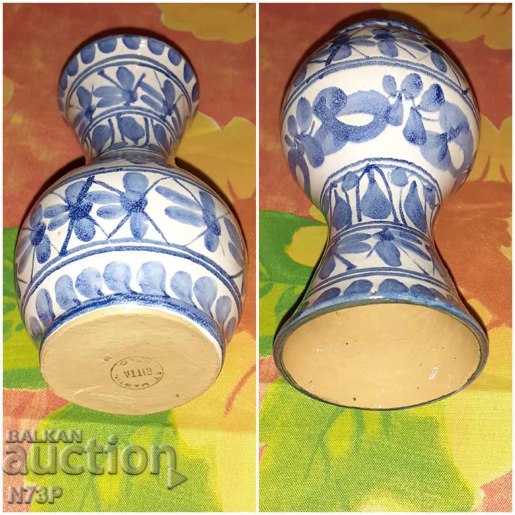 VASĂ DE MARC VECHI. FĂCUT DE MÂNĂ. - 7