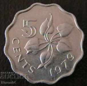 5 σεντ 1979, Σουαζιλάνδη
