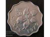 5 cents 1979, Swaziland