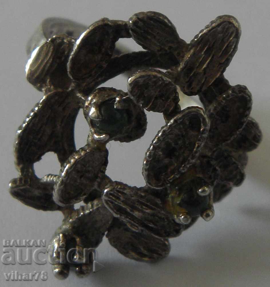 VERY BEAUTIFUL SILVER WOMEN'S RING WITH STONES