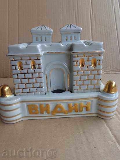 Baba Vida porcelain inkwell with gilded pen with price 289.00 BGN | € 147.76