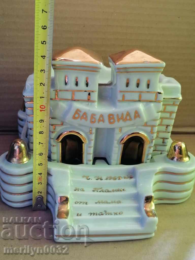 Inkwell porcelain Baba Vida gift inscription gold letters - 5 Inkwell porcelain Baba Vida gift inscription gold letters - 5