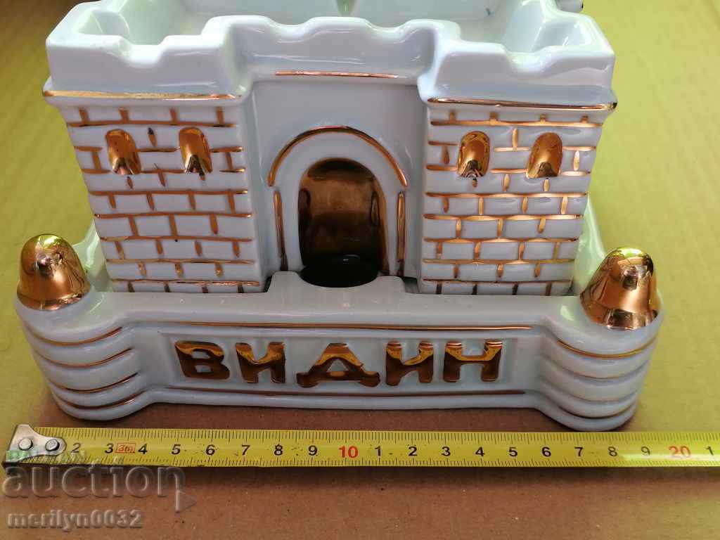 Inkwell porcelain Baba Vida gift inscription gold letters - 6 Inkwell porcelain Baba Vida gift inscription gold letters - 6