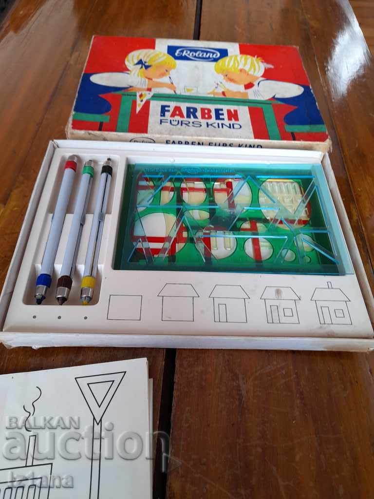 Auction Old children's coloring game Auction Old children's coloring game