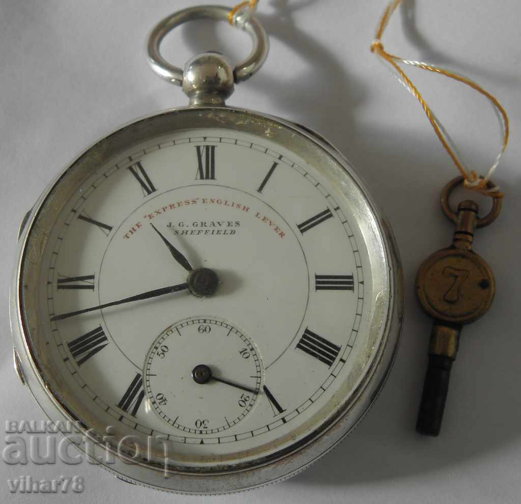 silver pocket watch-SPINDLE