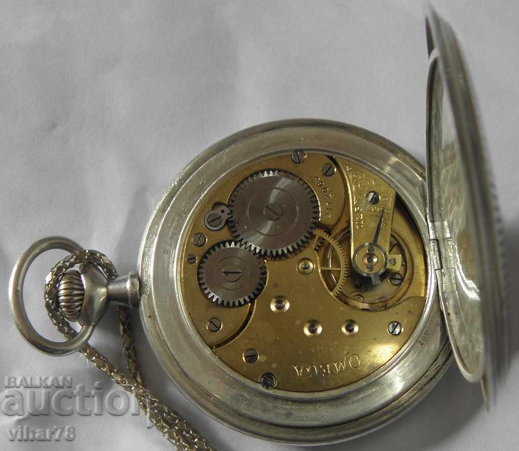 silver pocket watch -OMEGA-OMEGA - 6 silver pocket watch -OMEGA-OMEGA - 6