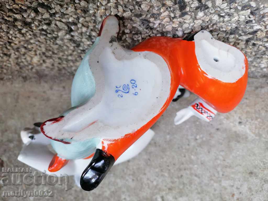 Plastic figure statuette of a Kazakh dancer, porcelain, USSR - 5