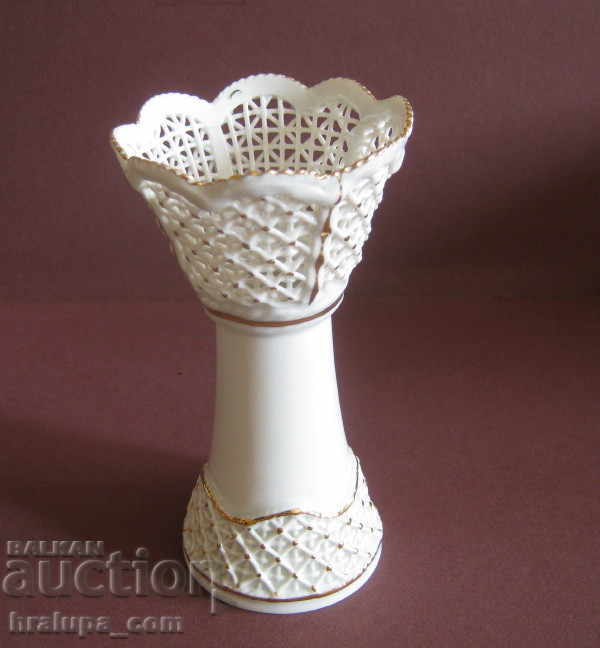 Porcelain vase Romamerica Romania handmade