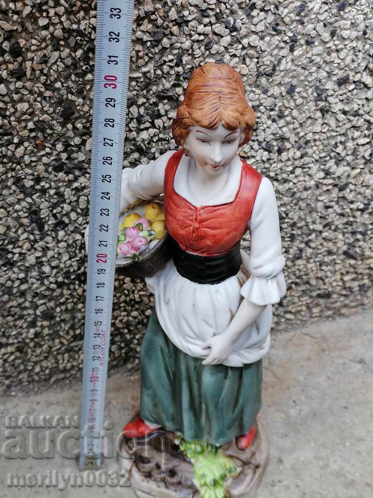 Old porcelain German figure plastic figurine, porcelain - 5 Old porcelain German figure plastic figurine, porcelain - 5