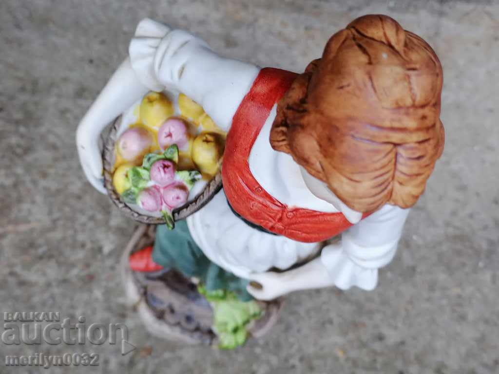 Old porcelain German figure plastic figurine, porcelain - 6 Old porcelain German figure plastic figurine, porcelain - 6