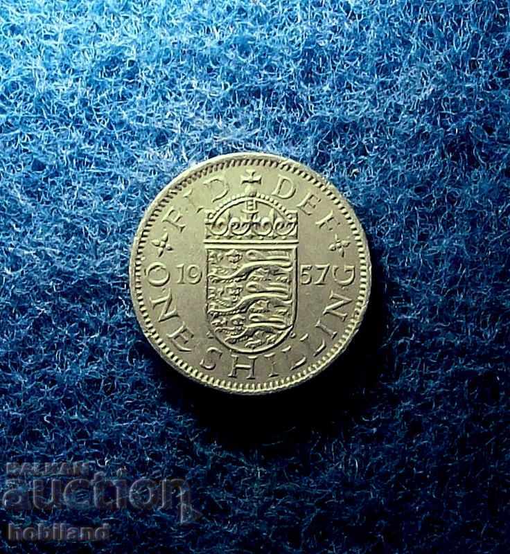 1 shilling Ηνωμένο Βασίλειο 1957