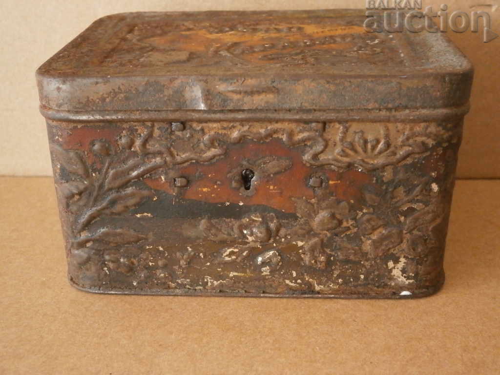 Auction TEA CARAVAN metal box Kingdom of Bulgaria Auction TEA CARAVAN metal box Kingdom of Bulgaria
