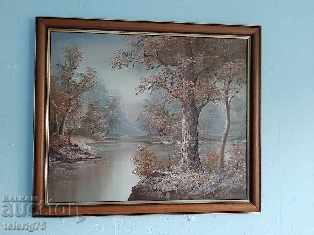 Painting by Irene Kofieri-Oil painting on canvas with a frame