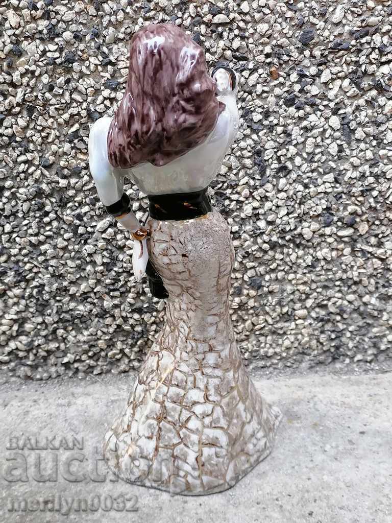 Old social porcelain figure, plastic, statuette, porcelain - 6