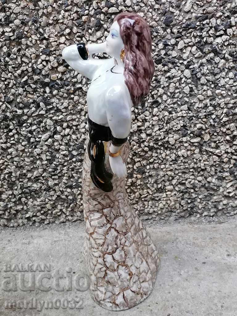 Old social porcelain figure, plastic, statuette, porcelain - 7