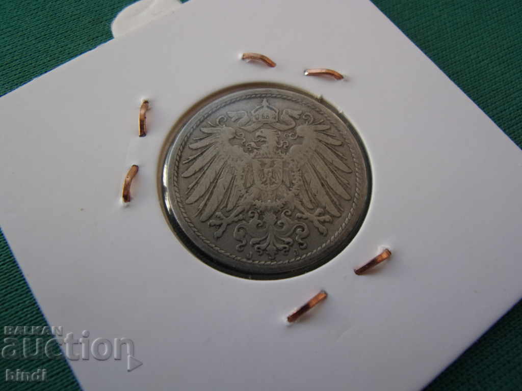 Germania Reich 10 Pfennig 1901 J Rare cu preț € 10.23 | 20.01 BGN