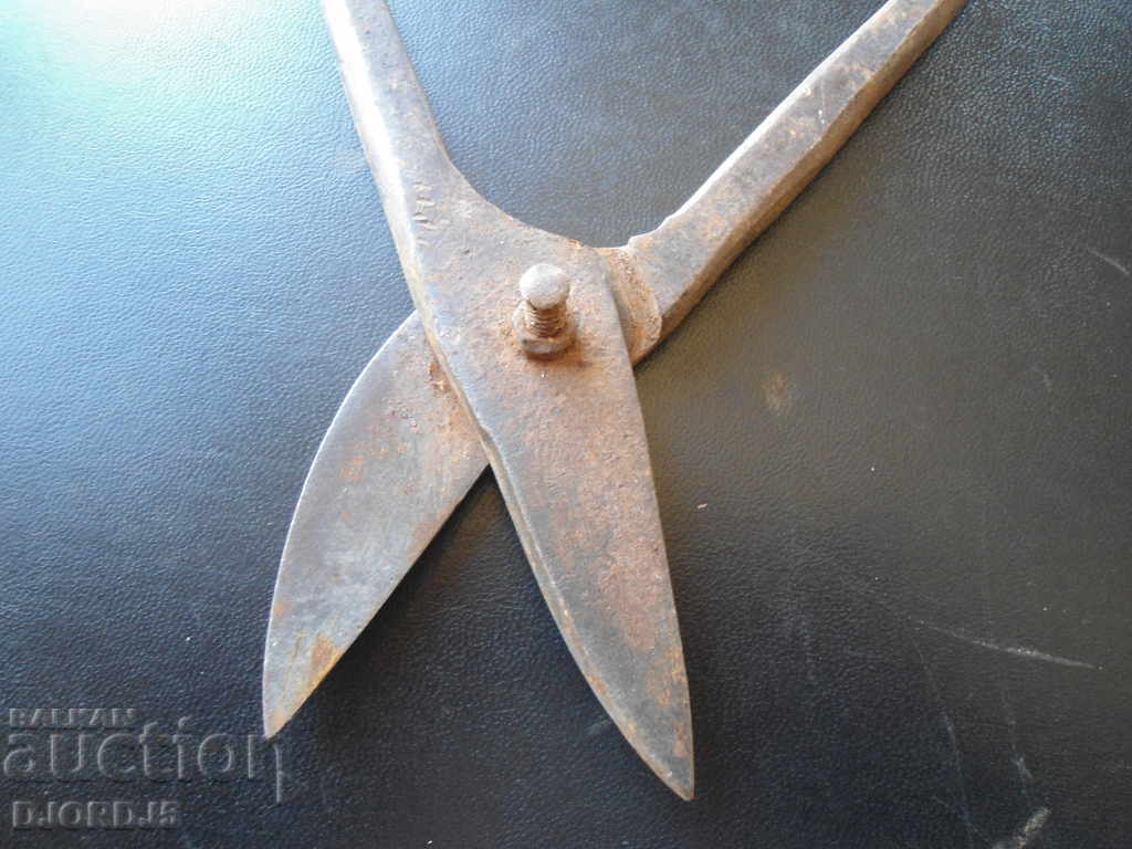 Auction  Old sheet metal scissors